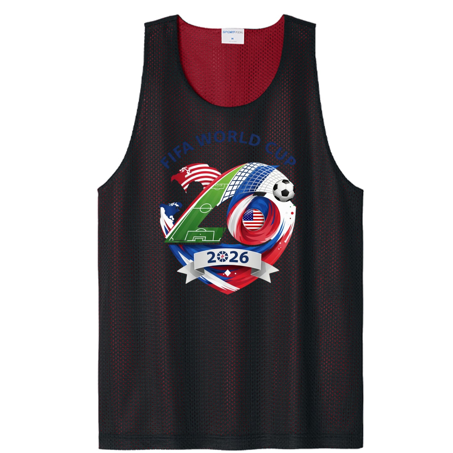 Black/ Deep Red - ST5000 - FRONT