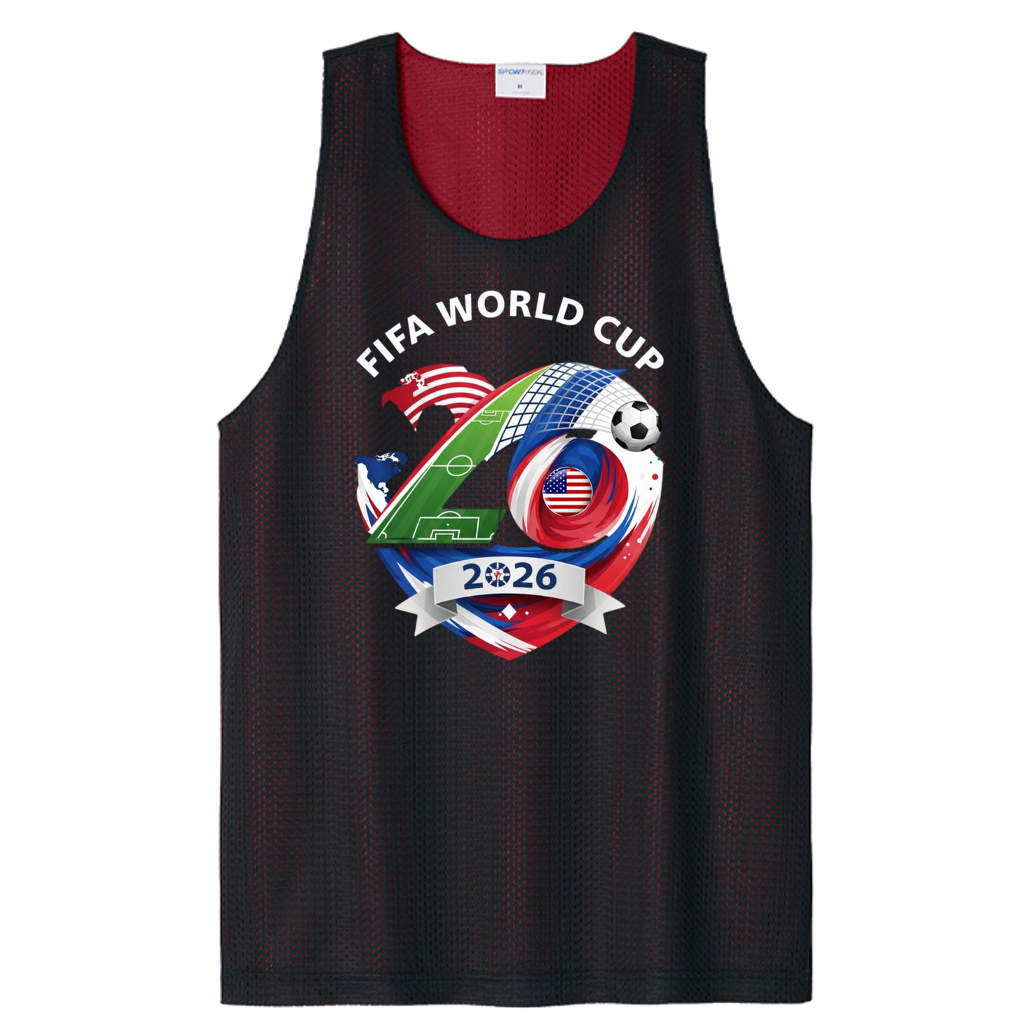Black/ Deep Red - ST5000 - FRONT