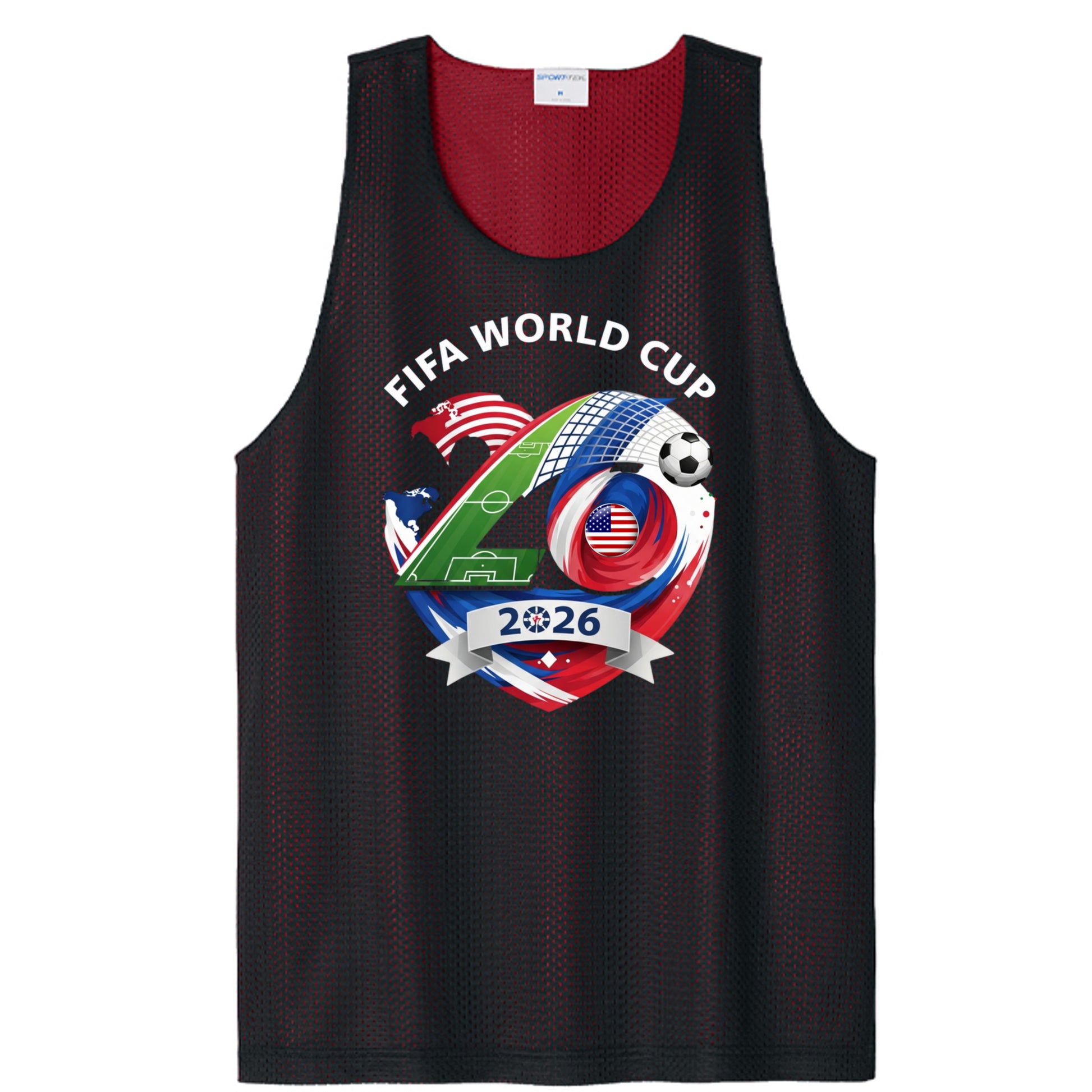 Black/ Deep Red - ST5000 - FRONT