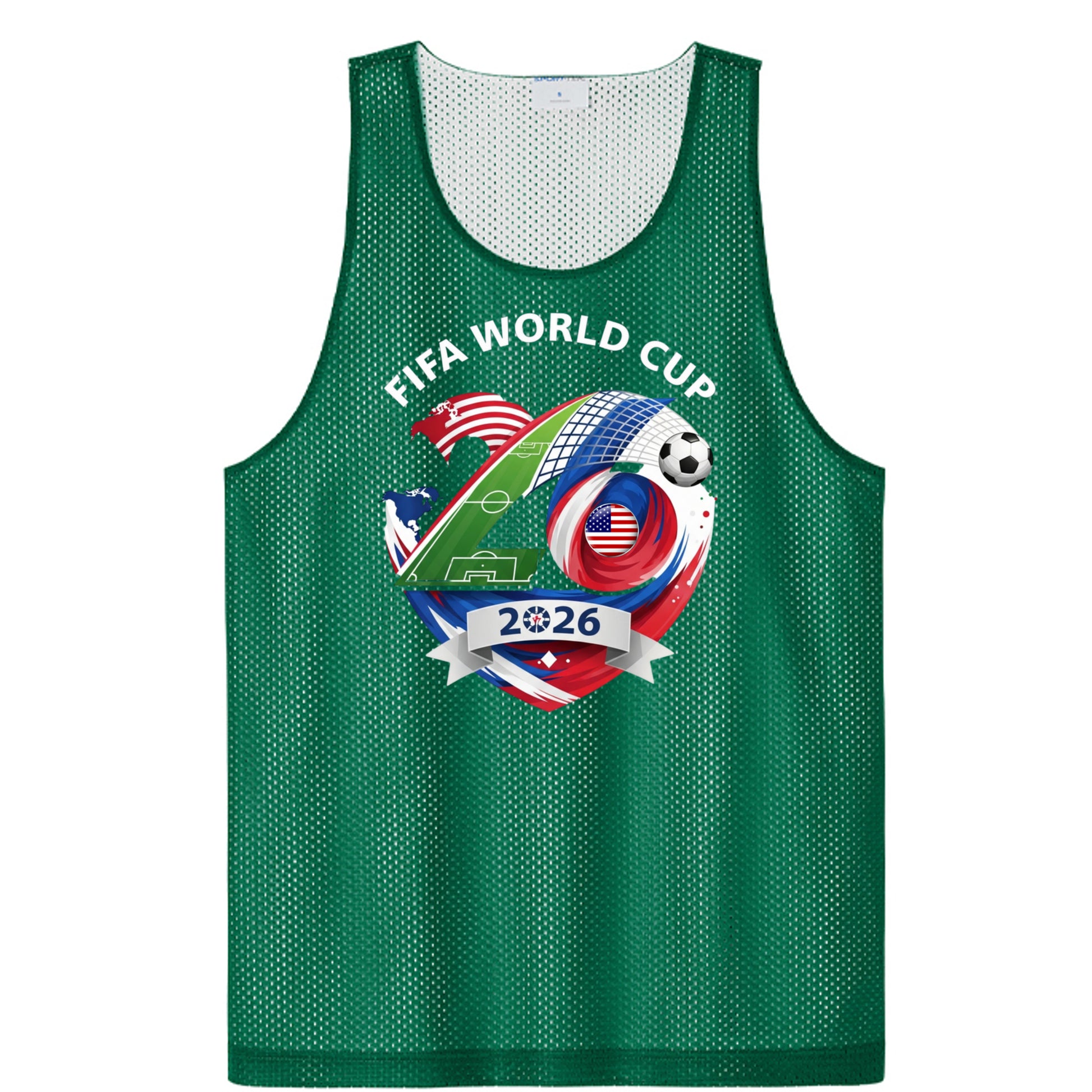 Kelly Green/ White - ST5000 - FRONT