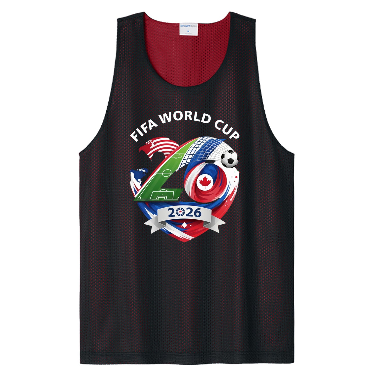 Black/ Deep Red - ST5000 - FRONT